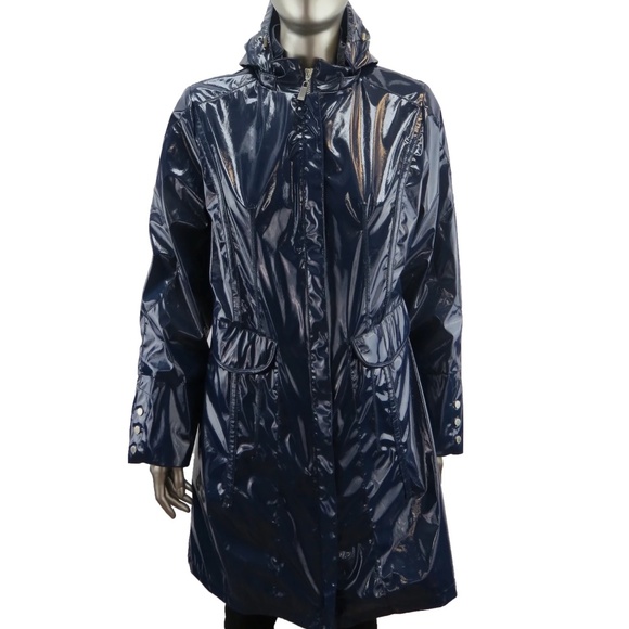 Junge Navy Raincoat European Unusual L - Picture 1 of 7